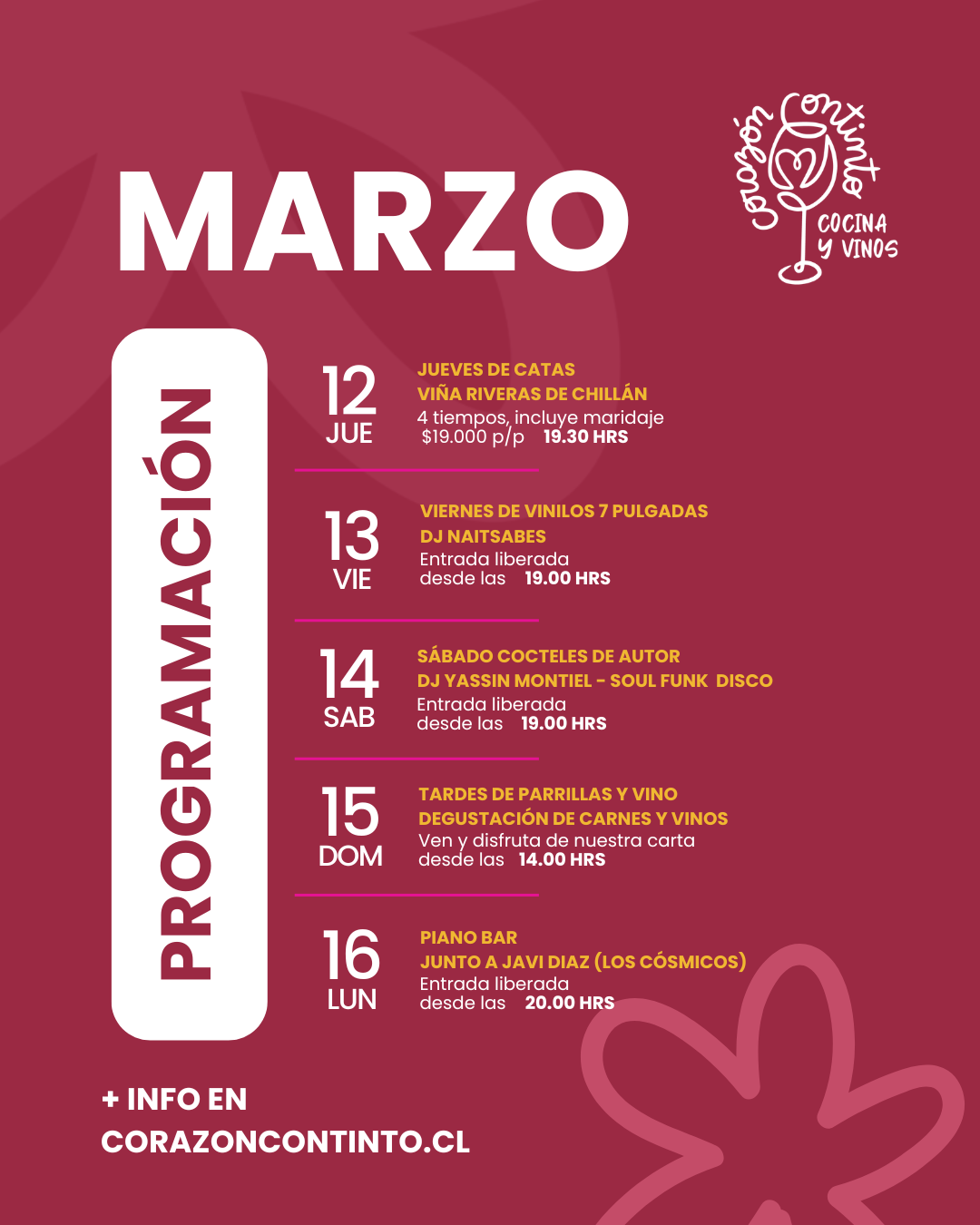 Inicio post para instagram feria de flores medellín moderno vinotinto